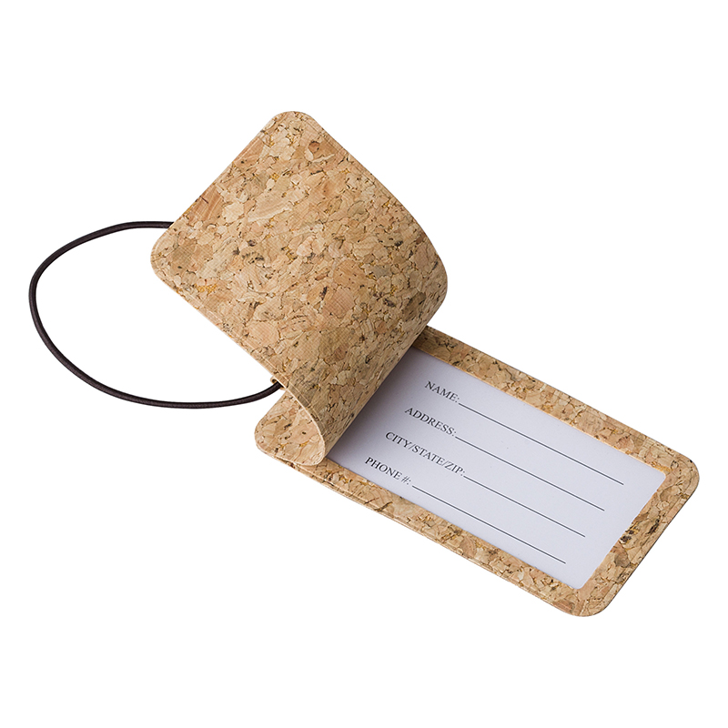 Cork luggage label - Image 2